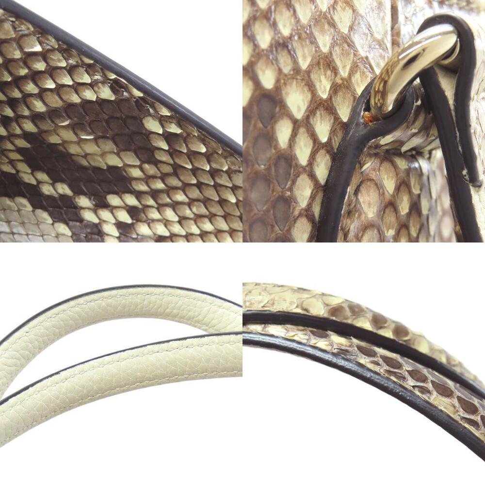 Gucci Soho Interlocking GG Handbag Python Leather - image 8